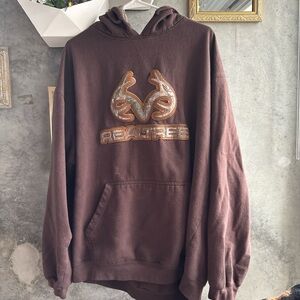 Realtree Dark Brown Hoodie for Men